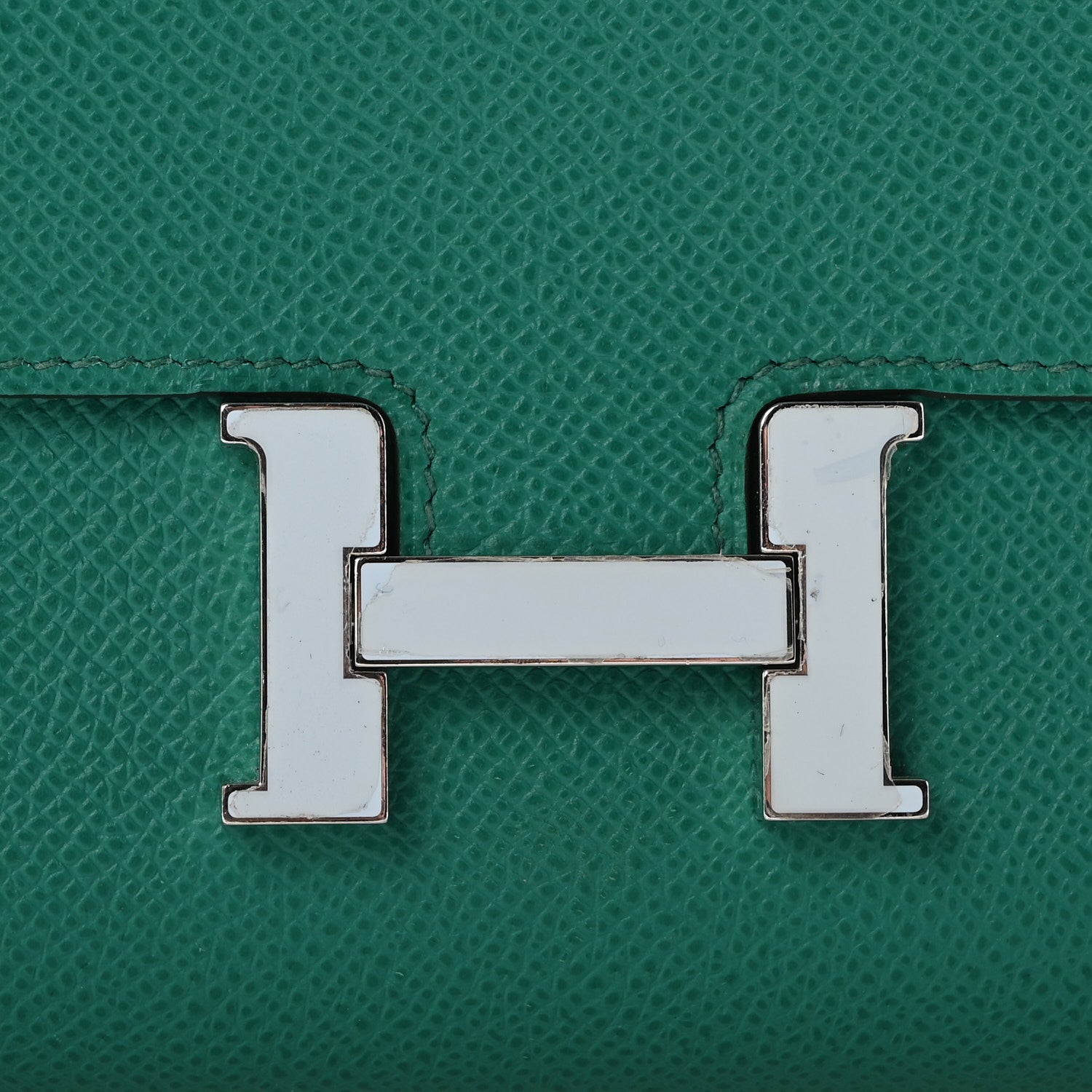 Hermes Epsom Constance Long To Go Wallet Vert Jade Bleu Brume 8 of 15