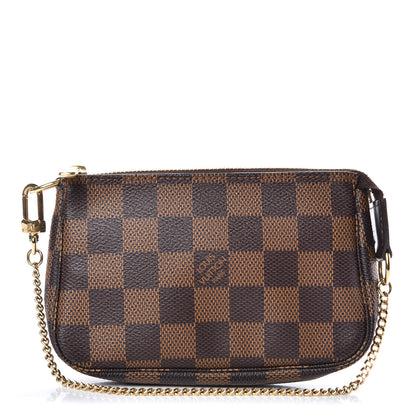 Louis Vuitton Damier Ebene Mini Pochette Accessories 1 of 8