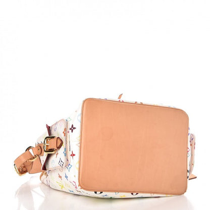 Louis Vuitton Monogram Multicolor Petit Noe White 4 of 13