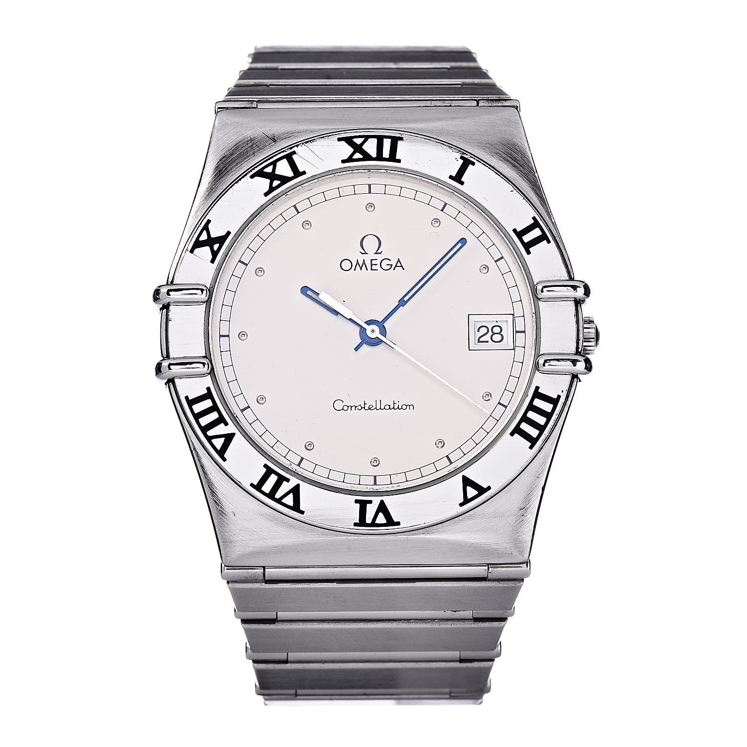 Omega Stainless Steel 33mm Constellation Quartz Watch White 396.1076 1 of 6