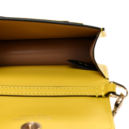 Bulgari Calfskin Serpenti Forever Miniature Bag Charm Yellow 5 of 8
