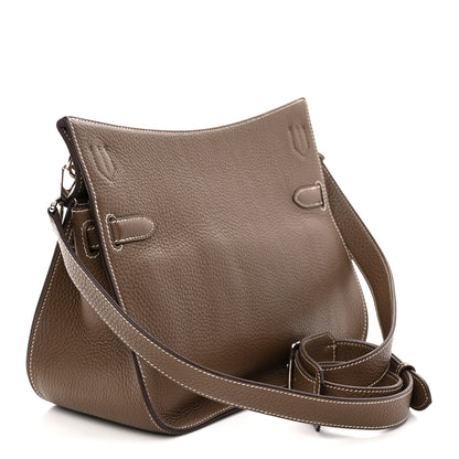 Hermes Taurillon Clemence Jypsiere 28 Etoupe 3 of 10