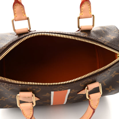 Louis Vuitton Monogram My LV Heritage Speedy 25 Orange White 4 of 9