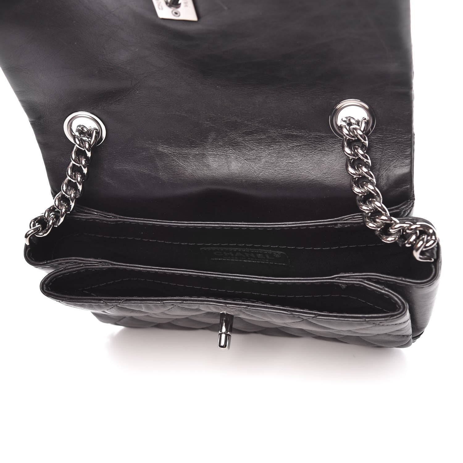 Chanel Calfskin Quilted Mini Lady Pearly Flap Black 5 of 9