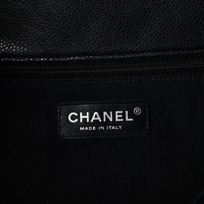 Chanel Caviar Quilted Flap Tote Dark Grey 6 of 9