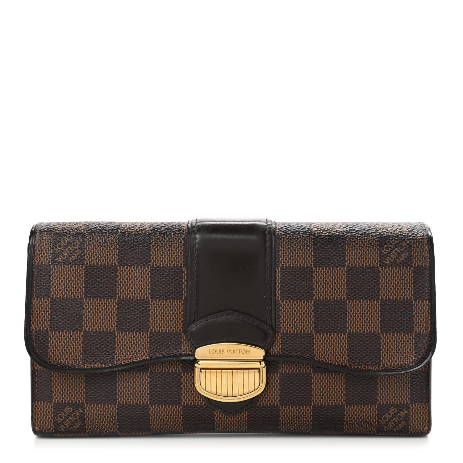 Louis Vuitton Damier Ebene Sistina Wallet 1 of 12