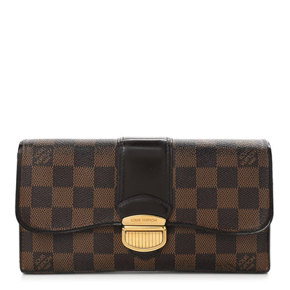 Louis Vuitton Damier Ebene Sistina Wallet 1 of 12
