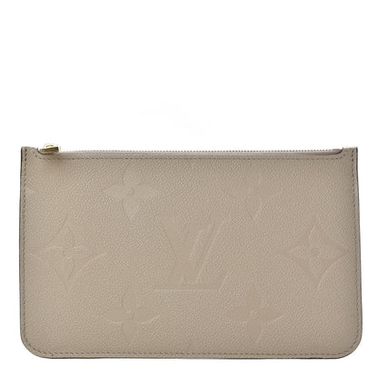 Louis Vuitton Empreinte Monogram Giant Neverfull MM Pochette Tourterelle 1 of 6