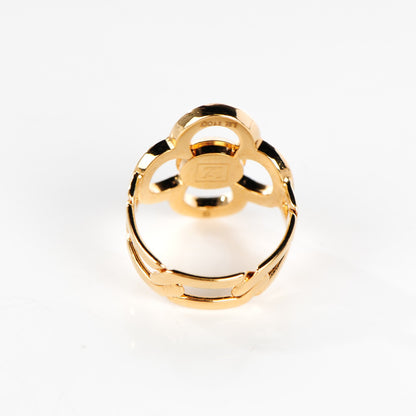 Louis Vuitton Strass Encrusted Flower Power Ring S 3 of 5
