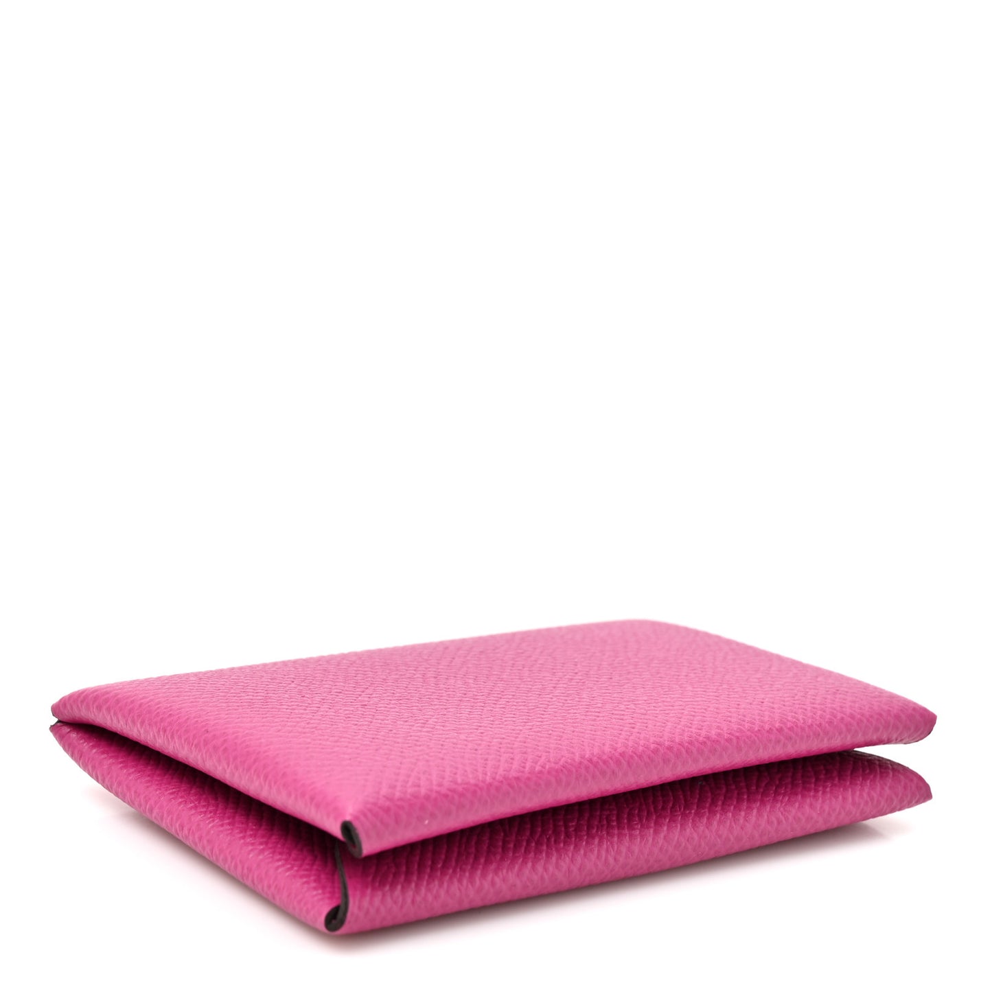 Epsom Calvi Card Case Rose Pourpre
