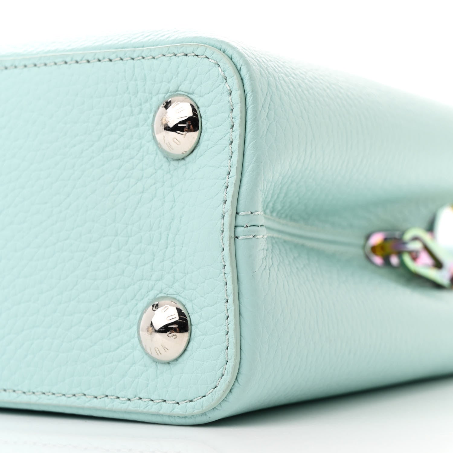 Louis Vuitton Taurillon Capucines BB Iridescent Topaz 10 of 11