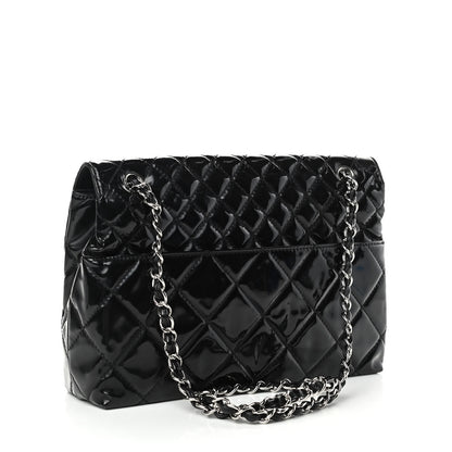 Chanel Vinyl Quilted In the Business Flap Bag Black 3 of 10