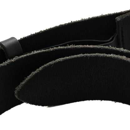 Gucci Cuoio Toscano Nickel Double G 30mm Belt 70 28 Black 3 of 7
