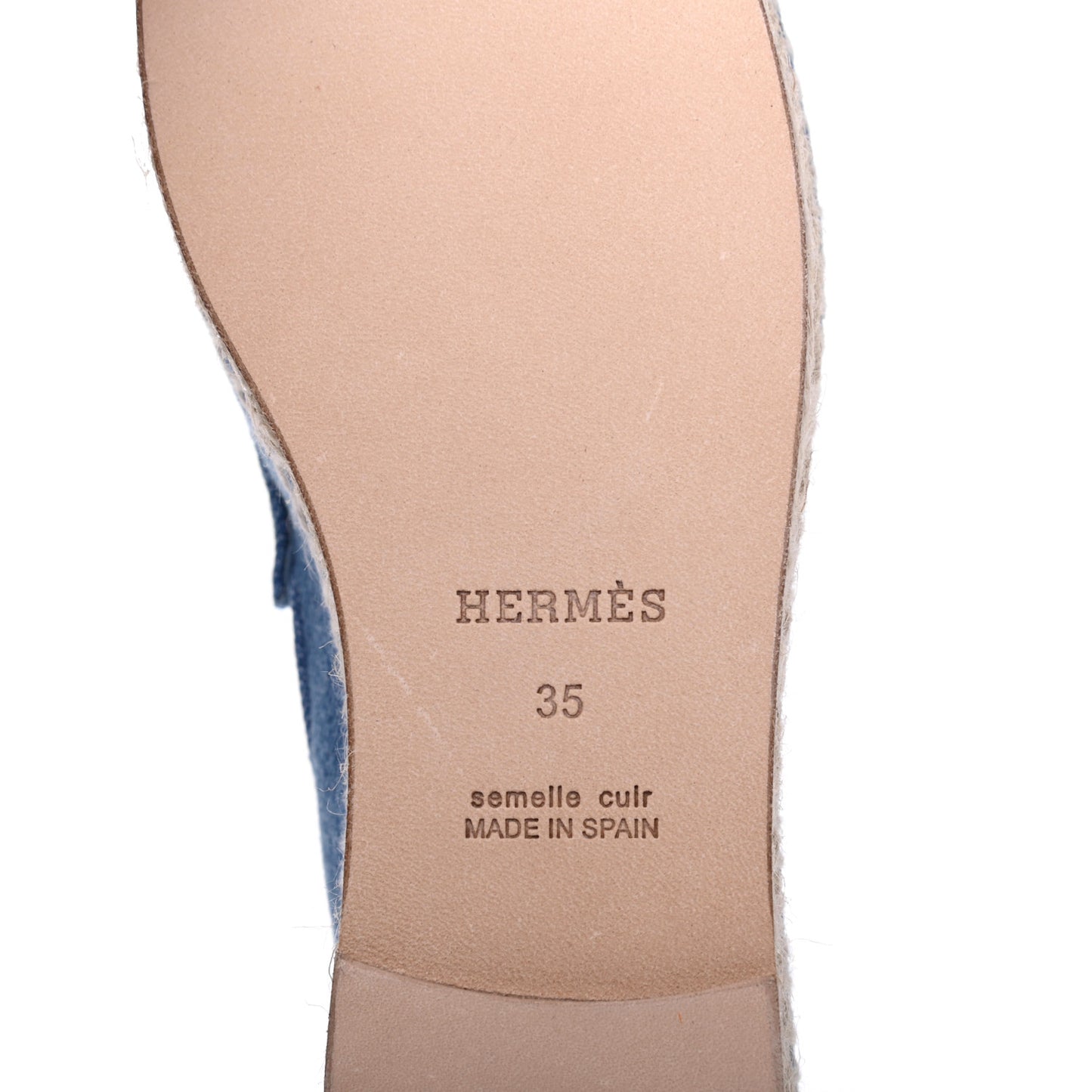 Denim Canvas Womens Trip Espadrilles 35 Bleu Clair