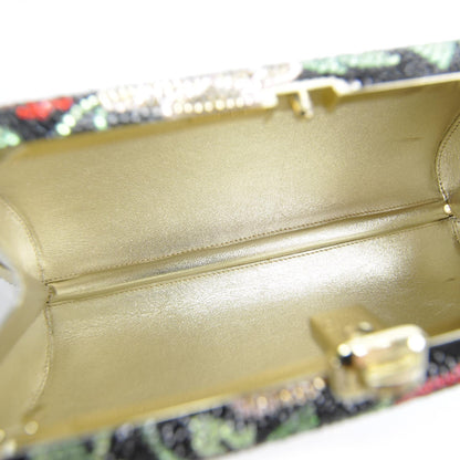 Judith Leiber Swarovski Crystal Floral Minaudiere Evening Bag 6 of 7