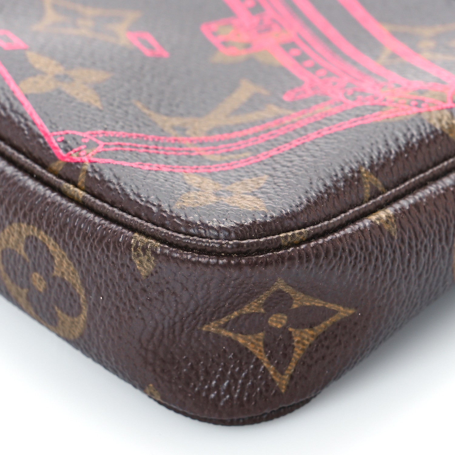 Louis Vuitton Monogram 2014 Christmas Animation Mini Pochette Accessories 9 of 10