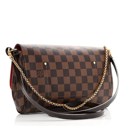 Louis Vuitton Damier Ebene Favorite MM 3 of 11