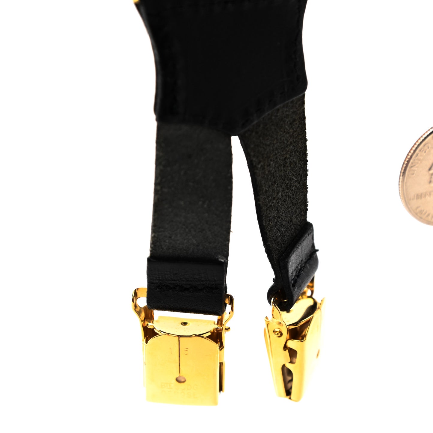 Logo Suspenders Black White