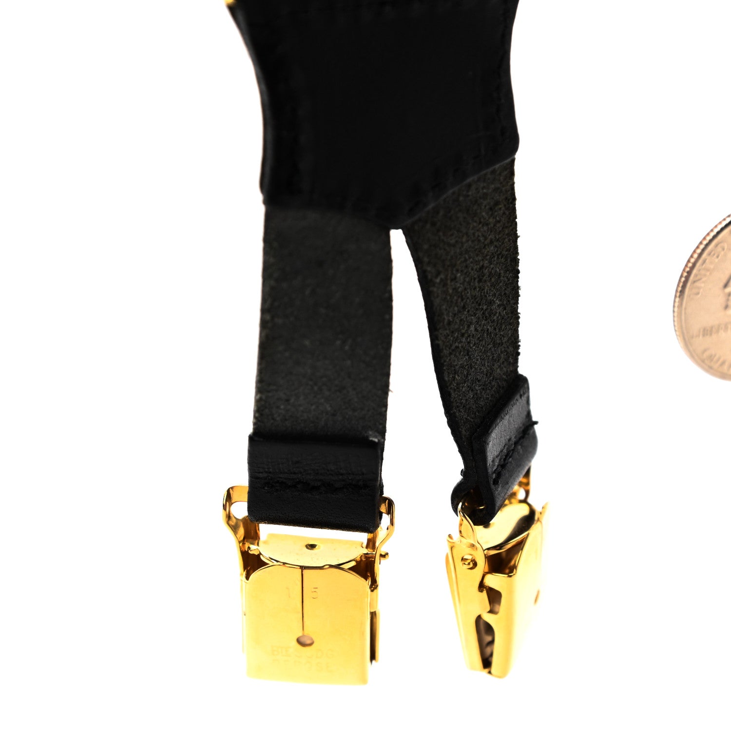 Chanel Logo Suspenders Black White 5 of 10