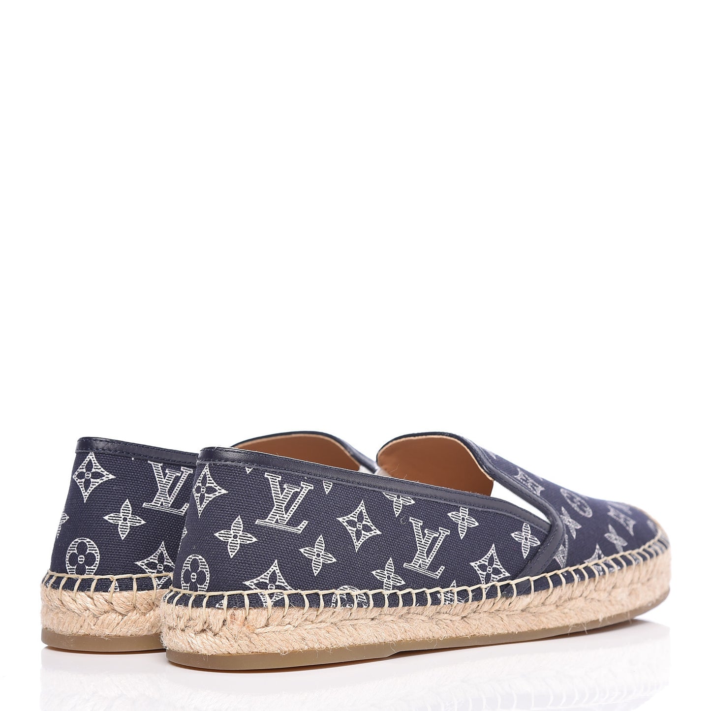 Canvas Monogram Mens Bidart Espadrilles 6 Marine
