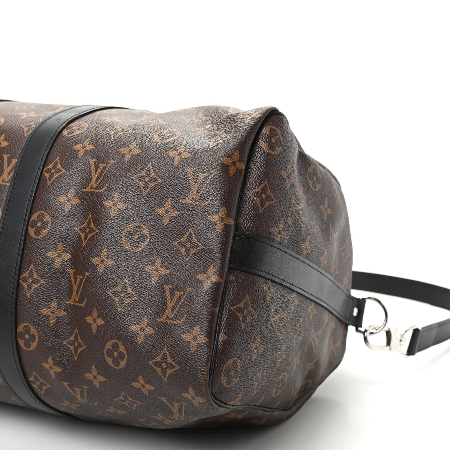 Louis Vuitton Monogram Macassar Keepall Bandouliere 45 8 of 8