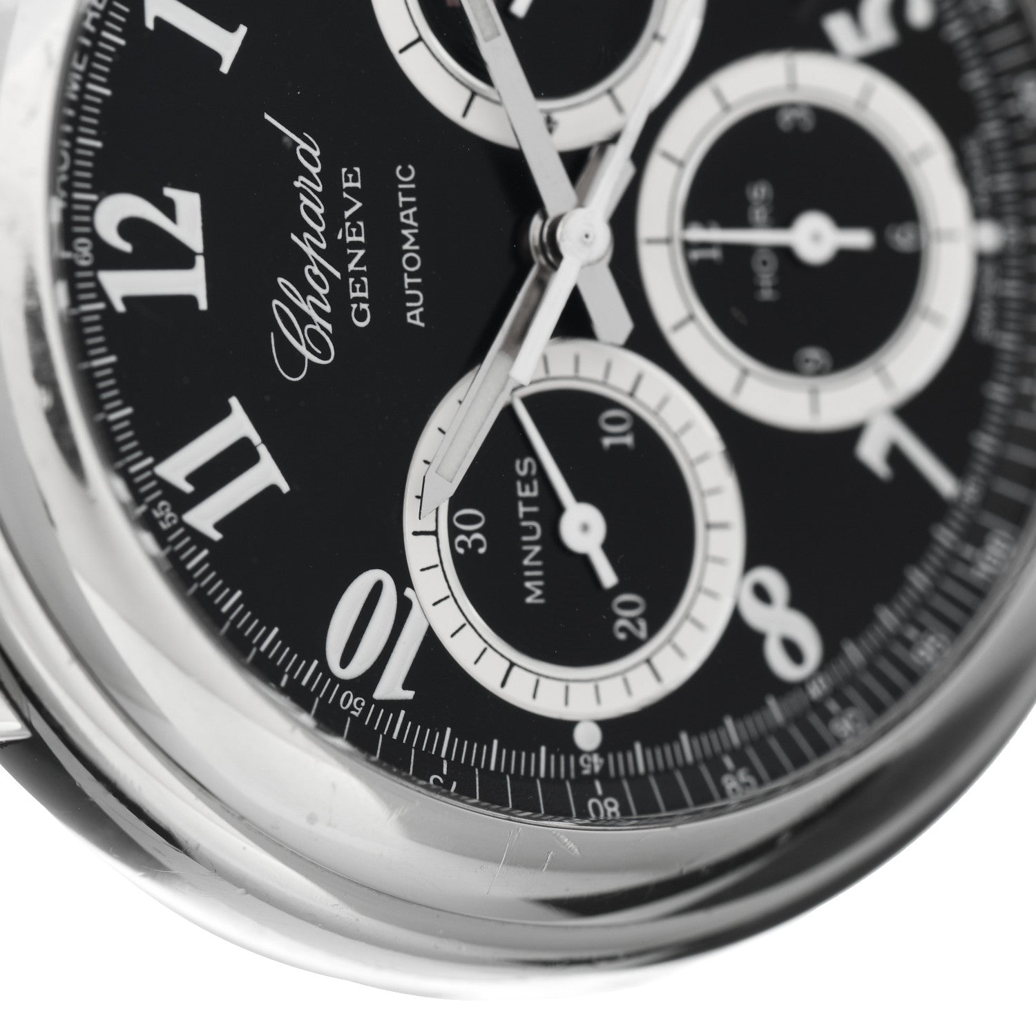 Chopard Stainless Steel Rubber 39mm Mille Miglia Chronograph Automatic Watch Black 5 of 6