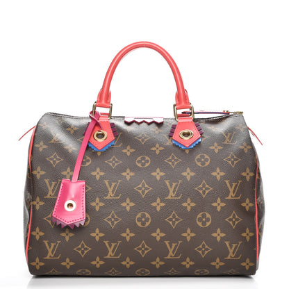 Louis Vuitton Monogram Totem Speedy 30 Flamingo 1 of 6