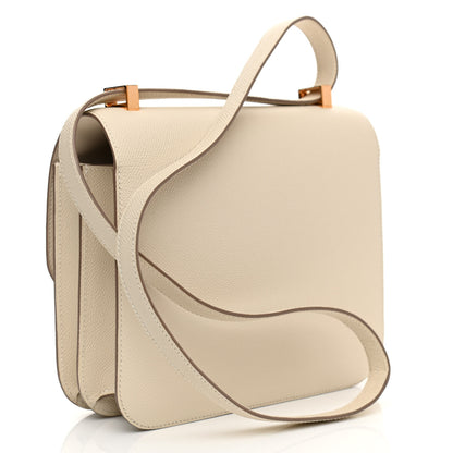 Hermes Epsom Constance 24 Craie 3 of 11