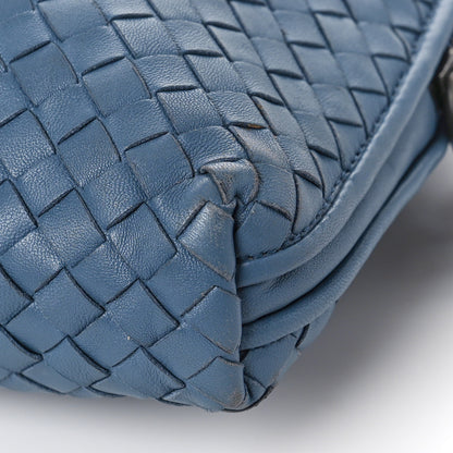 Bottega Veneta Nappa Intrecciato Nodini Crossbody Messenger Blue 6 of 7