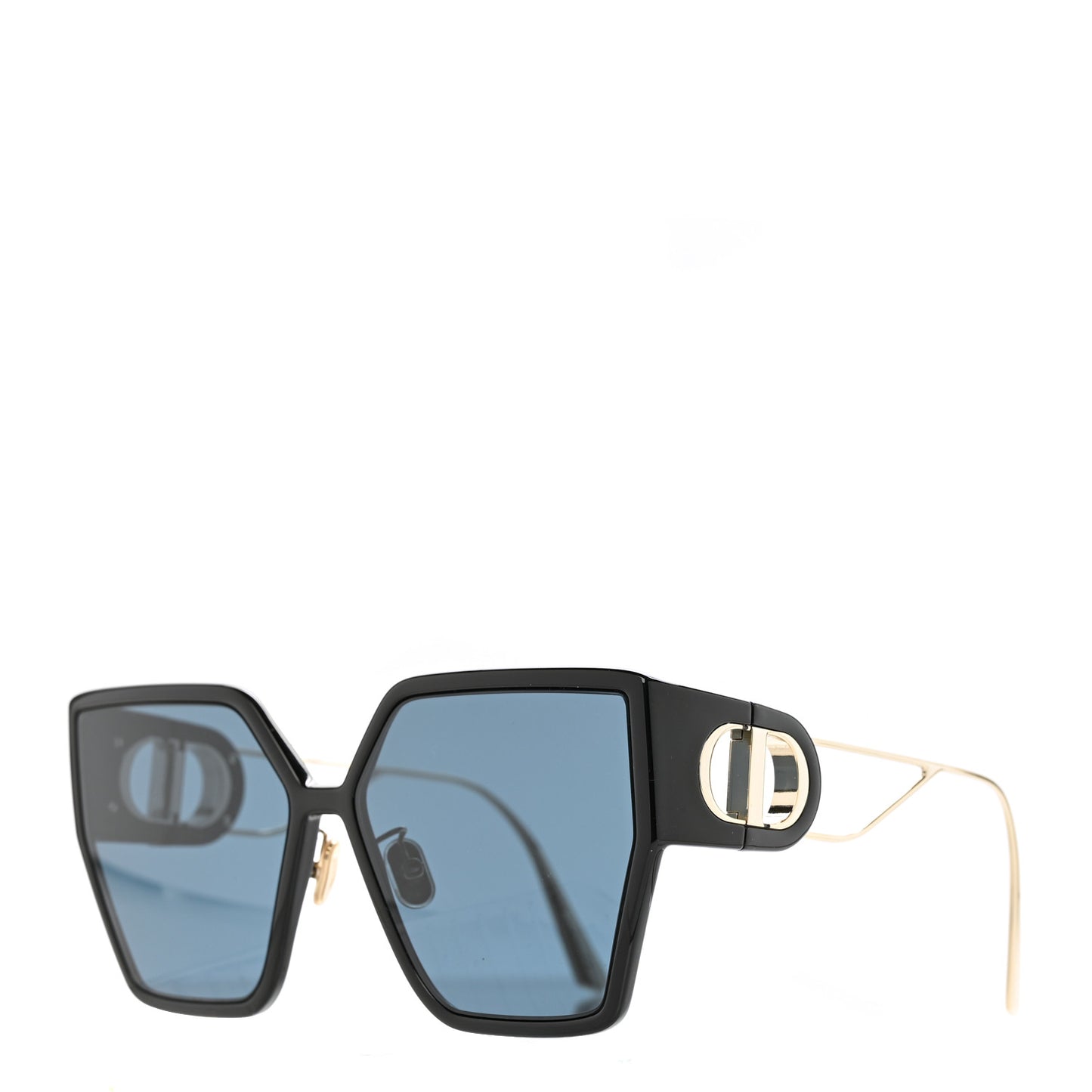 Rectangular 30 Montaigne 1 Sunglasses Black