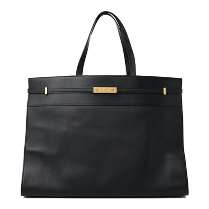 Saint Laurent Calfskin Large Manhattan Shopper Tote Black 1 of 14