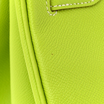 Hermes Epsom Candy Birkin 35 Kiwi Lichen 11 of 12
