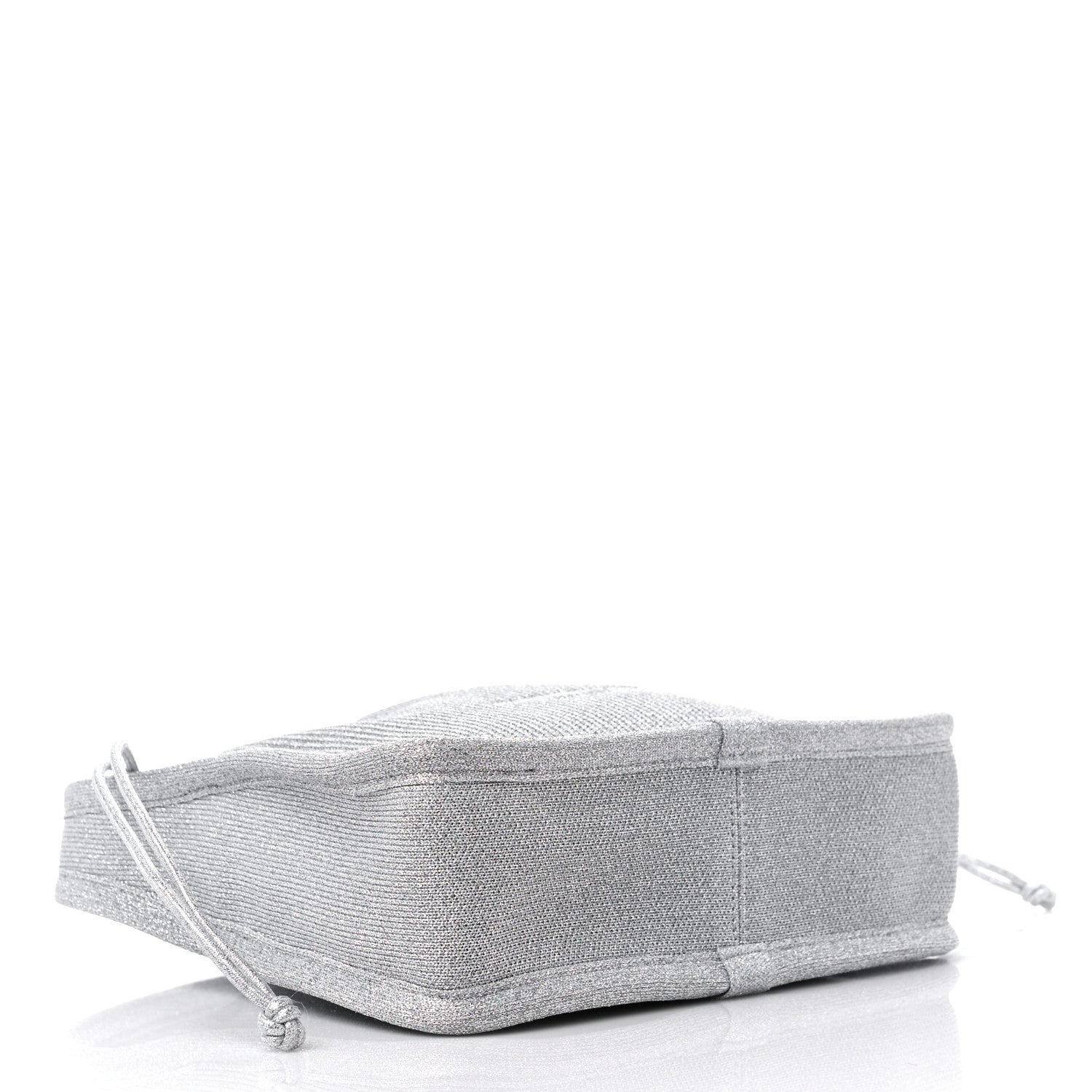 Alexander Wang Metallic Ribbed Knit Small Ryan Bag Silver 4 of 8