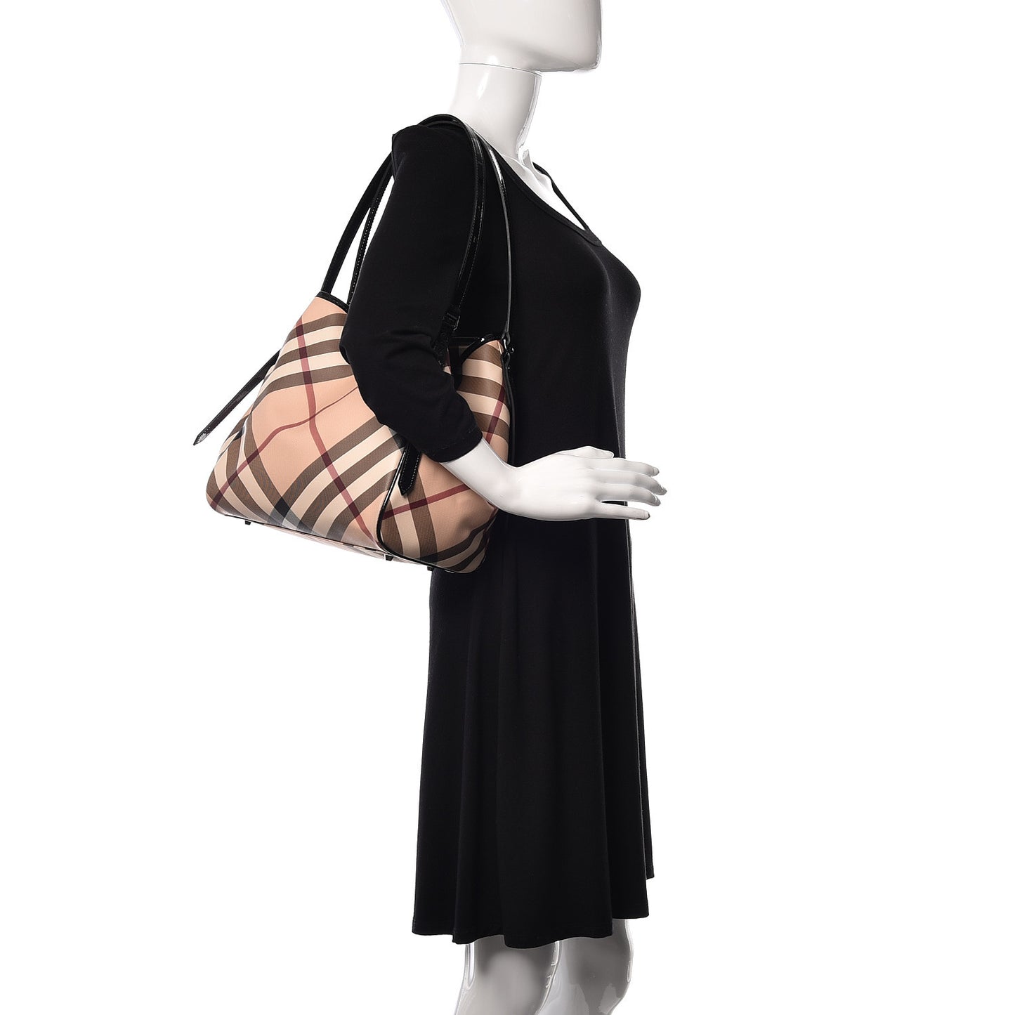 Nova Check Small Canterbury Tote Black