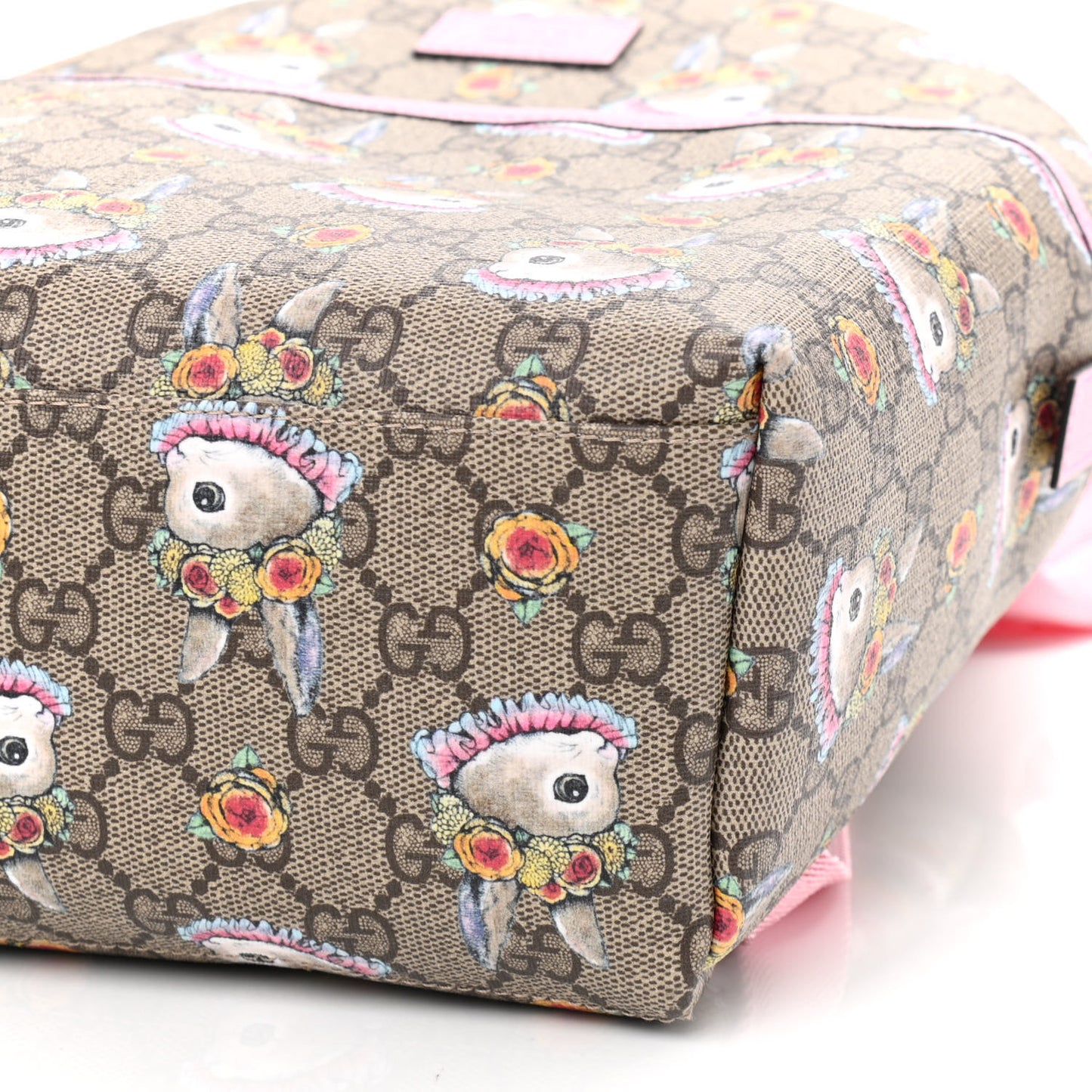 X YUKO HIGUCHI GG Supreme Monogram Childrens Backpack Pink