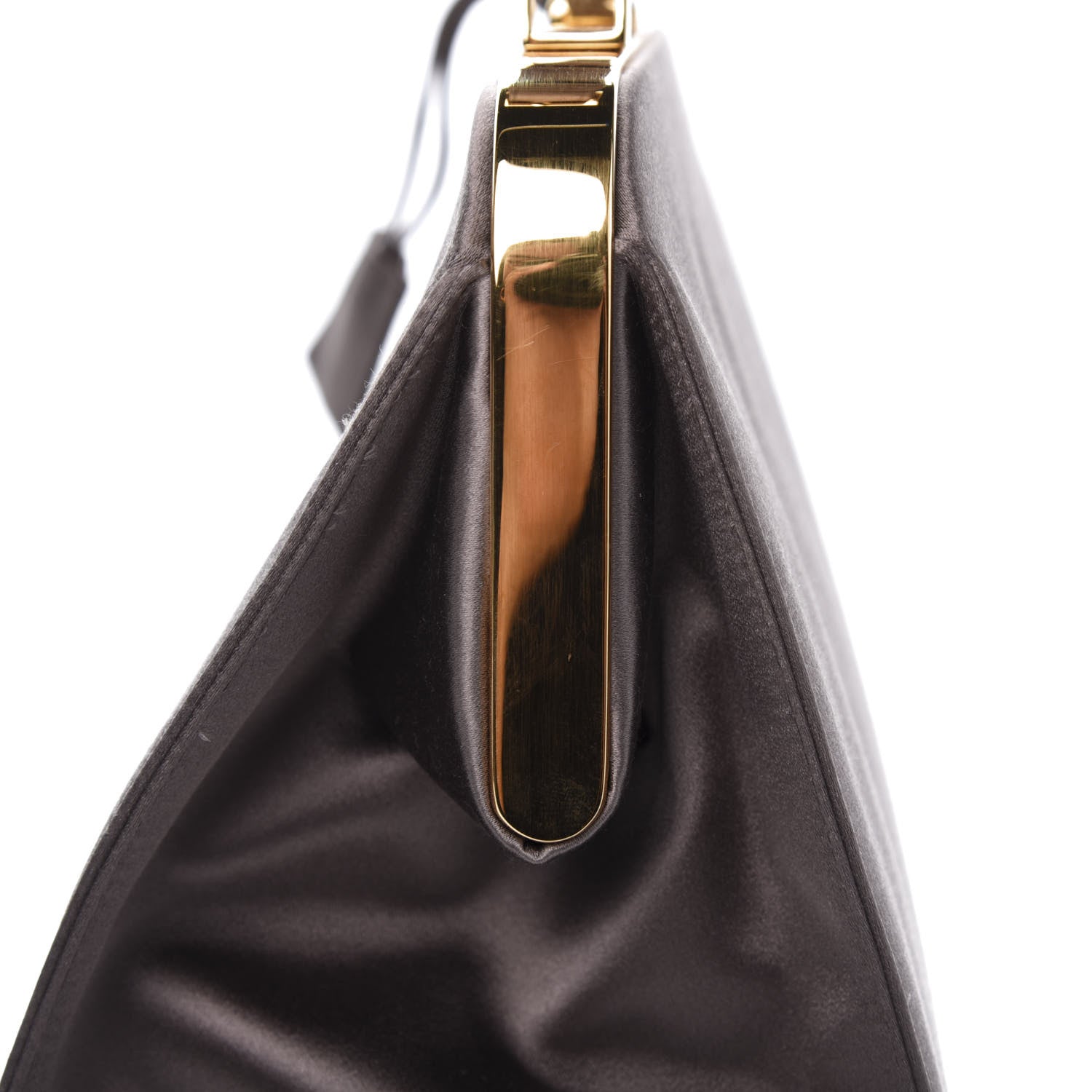 Prada Satin Framed Bag Fumo 13 of 15