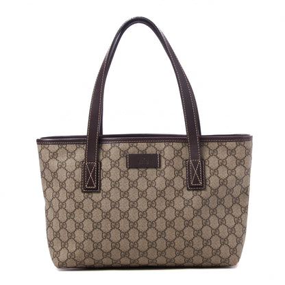 Gucci GG Supreme Monogram Small Joy Tote Dark Brown 1 of 8