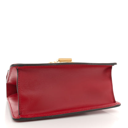 Gucci Calfskin Mini Sylvie Chain Shoulder Bag Hibiscus Red 4 of 15