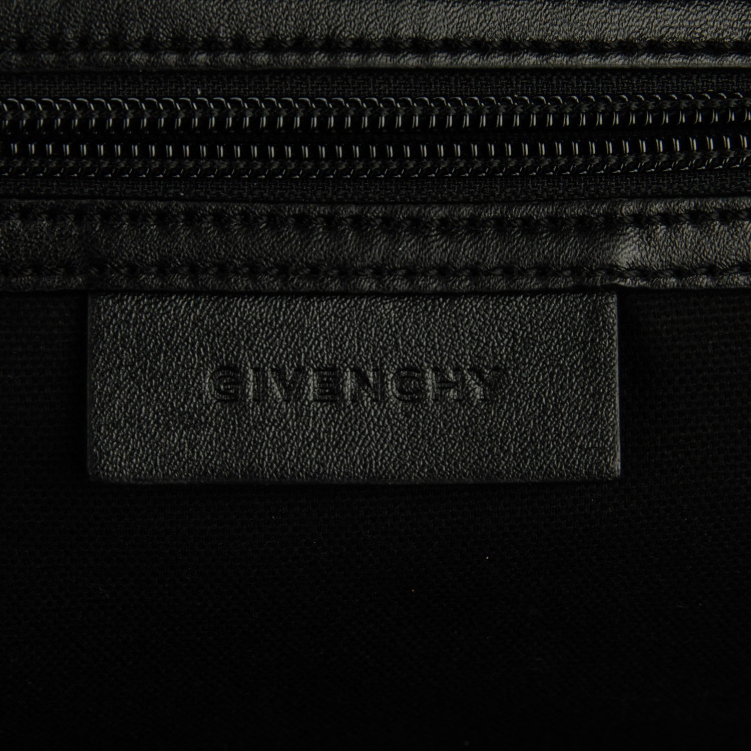 Givenchy Nylon Calfskin Magnolia and Moth Print Backpack Black 6 of 8
