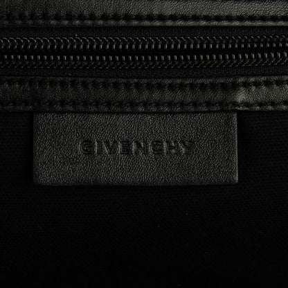 Givenchy Nylon Calfskin Magnolia and Moth Print Backpack Black 6 of 8