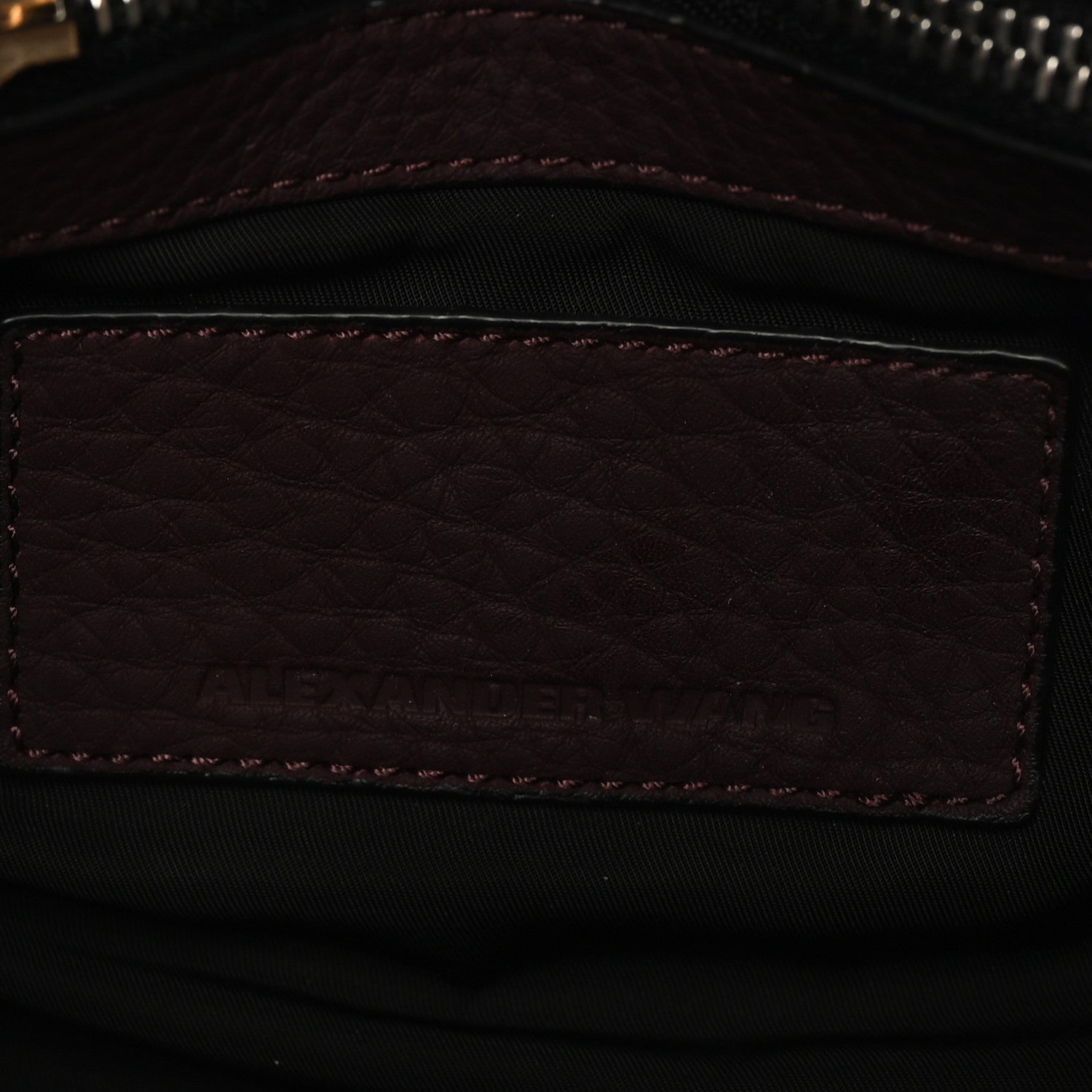 Alexander Wang Pebbled Calfskin Mini Rockie Oxblood 6 of 9
