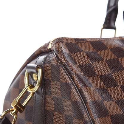 Louis Vuitton Damier Ebene Speedy Bandouliere 35 10 of 13