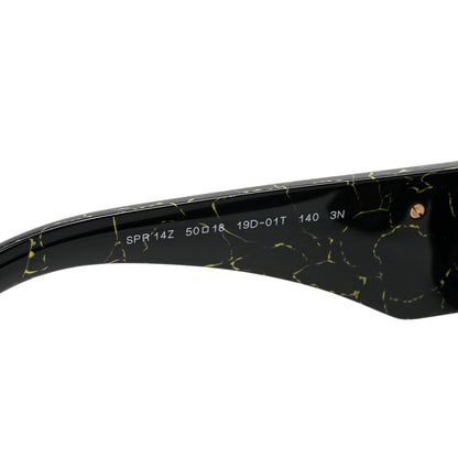 Prada Acetate Symbole Sunglasses SPR 14Z Black Marble 5 of 7