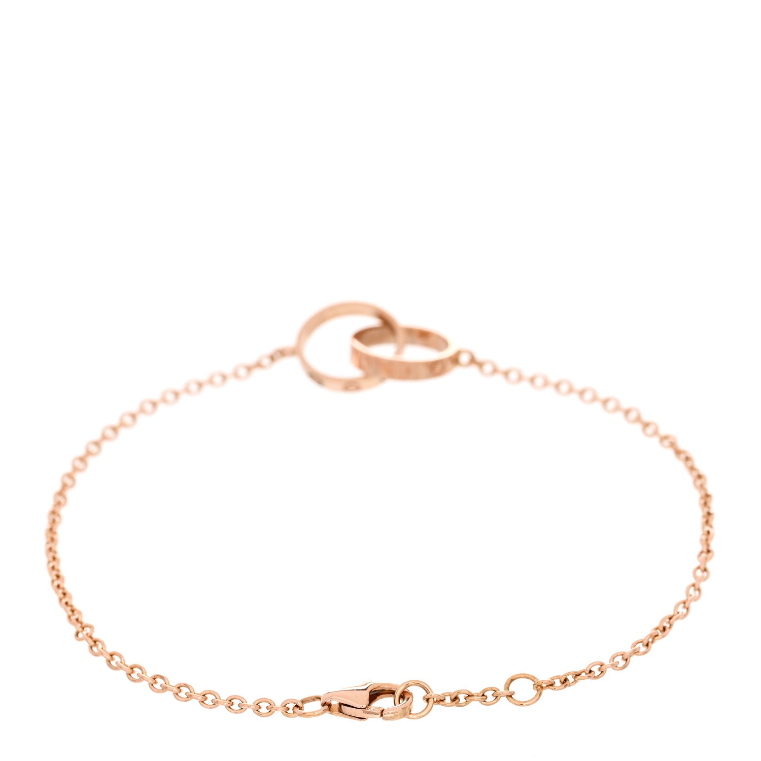 Cartier 18K Pink Gold Interlocking LOVE Bracelet 2 of 3