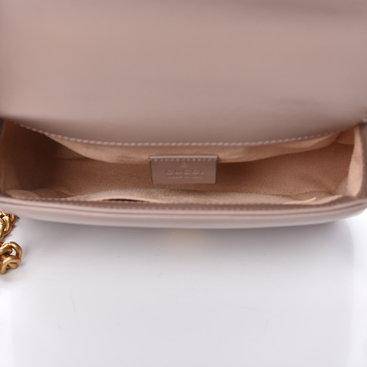 Gucci Calfskin Matelasse Mini GG Marmont Top Handle Shoulder Bag Porcelain Rose 5 of 10
