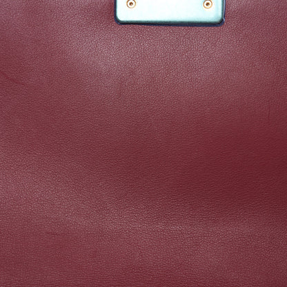 Chanel Calfskin Quilted Medium Boy Flap Burgundy 11 of 15