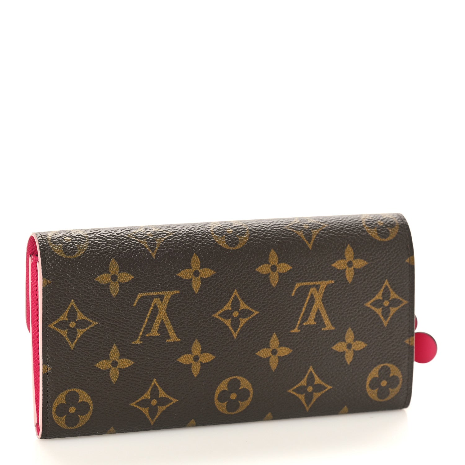 Louis Vuitton Monogram Bloom Flower Emilie Wallet Fuchsia 3 of 8