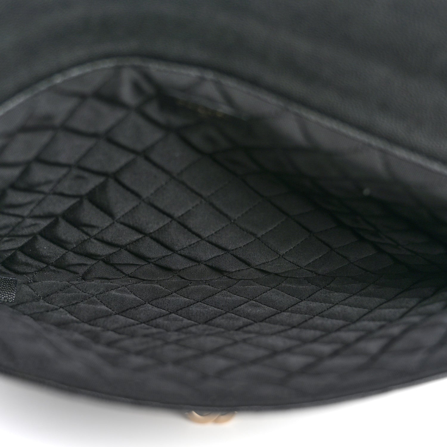 Chanel Caviar Quilted Large Golden Class Pouch Black 5 of 8