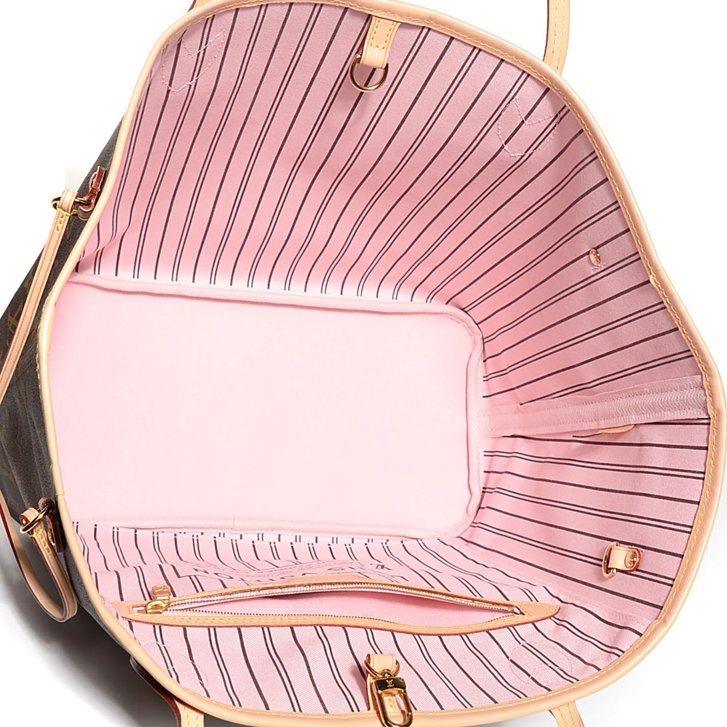 Monogram Neo Neverfull MM Rose Ballerine