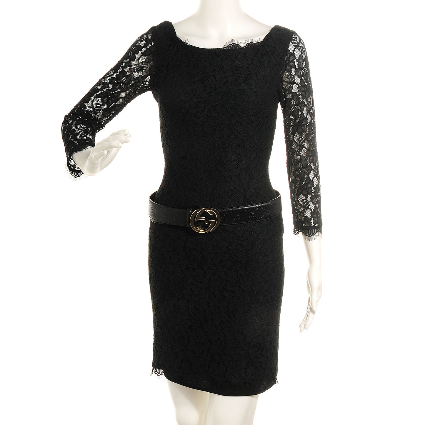 Guccissima Interlocking G 40mm Belt 85 34 Black